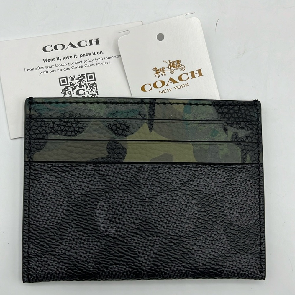 Coach Camo Card Case